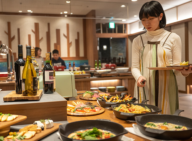 夕食ビュッフェ イメージ